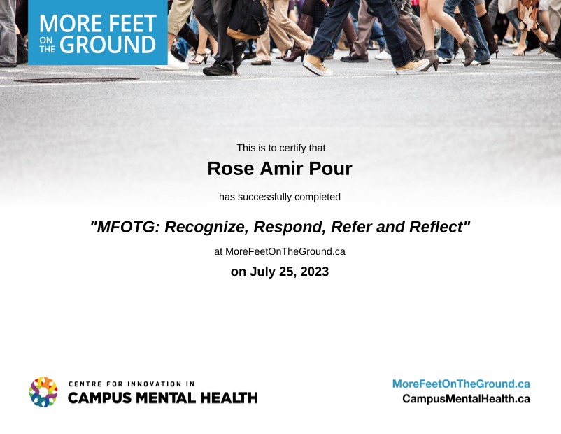 MFOTG Recognize, Respond, Refer, and Reflect